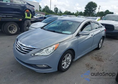 2014 Hyundai Sonata Gls from USA, damaged, VIN 5NPEB4AC9EH837792